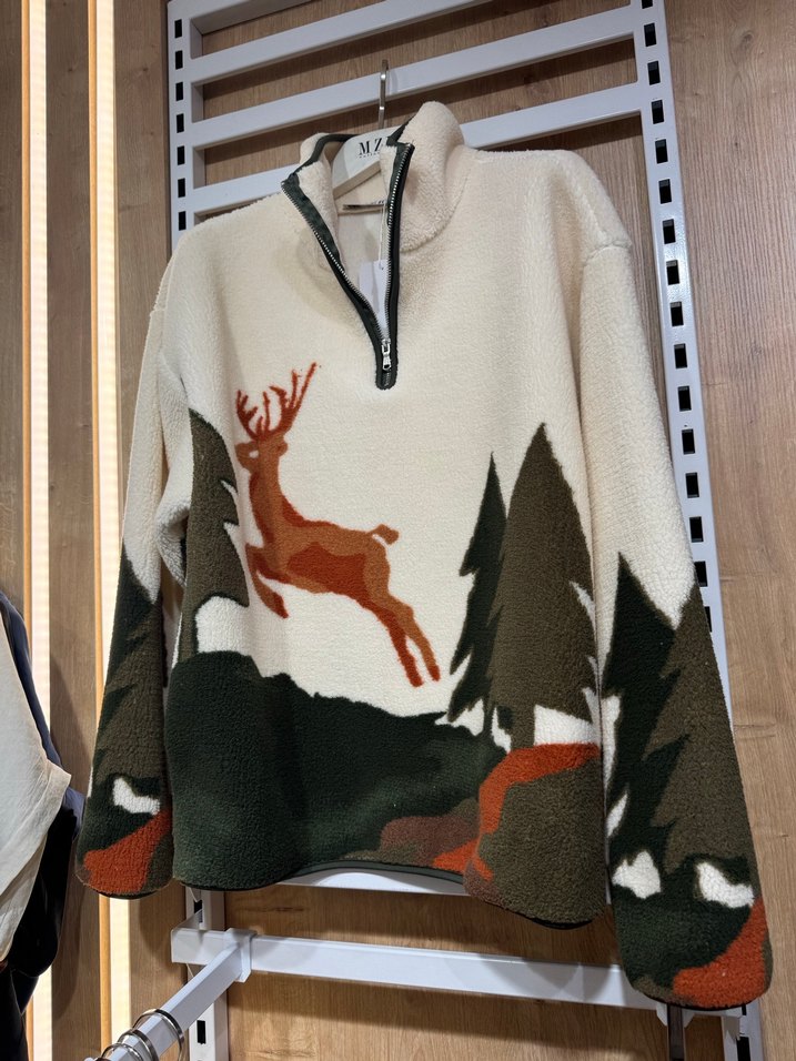 Kadın Yüksek Yakalı Gevşek Sweatshirt - Görsel 3