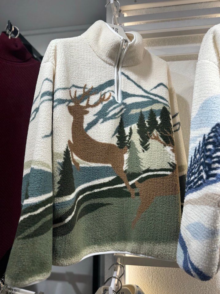 Kadın Yüksek Yakalı Gevşek Sweatshirt - Görsel 4