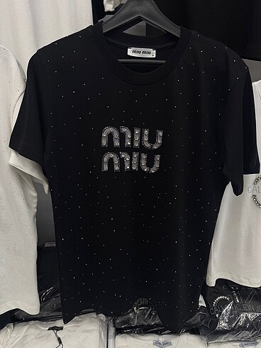 s Beden beyaz Renk Miu Miu tshirt