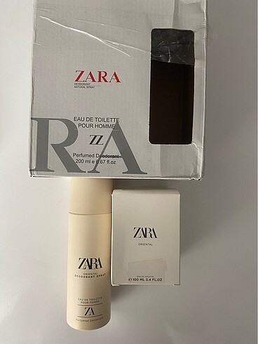 Zara Oriental Parfüm & Deodorant