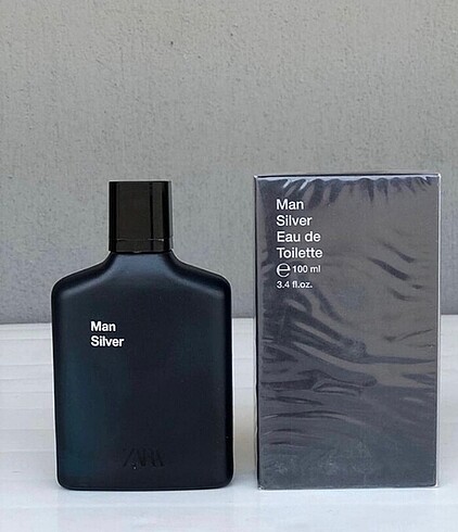 Man silver parfüm 1 adet