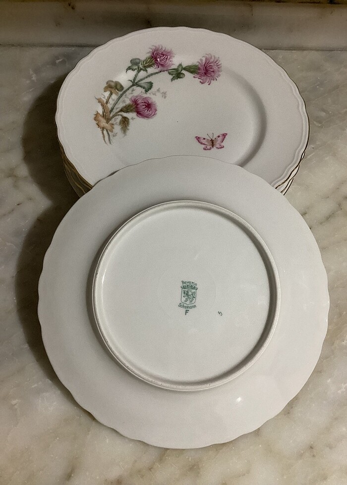 BAVARİA DAMGALI SERVİS/YEMEK TABAKLARI 6 adet - Görsel 2