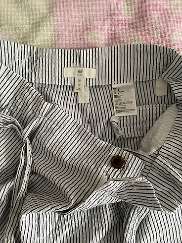 H&M bayan çizgili Pantolon - Görsel 2