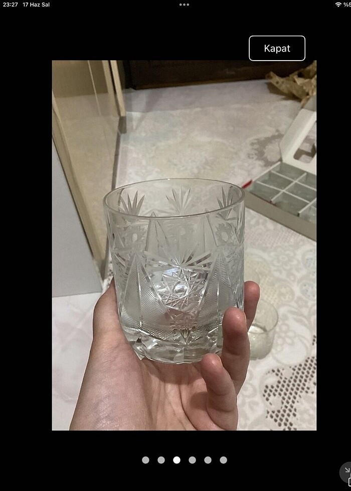 Viski bardağı ve likör bardakları - Görsel 3