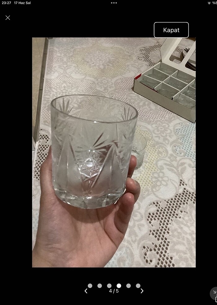 Viski bardağı ve likör bardakları - Görsel 4