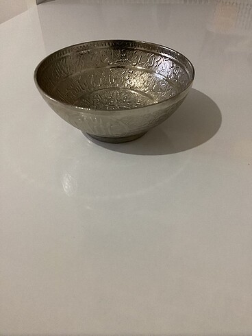 Antika dualı pirinç tas - Görsel 2