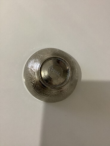 Antika dualı pirinç tas - Görsel 6