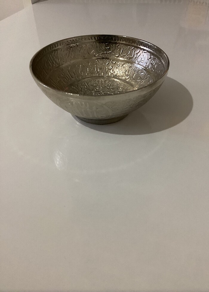 Antika dualı pirinç tas - Görsel 2