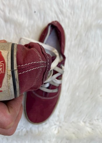 Vans Bordo Süet Kadın Sneakers