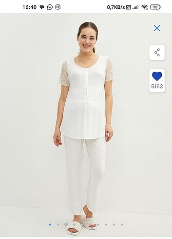 LC Waikiki Hamile -lohusa pijama takımı