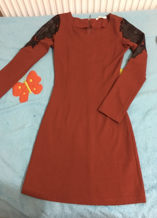 Bordo elbise