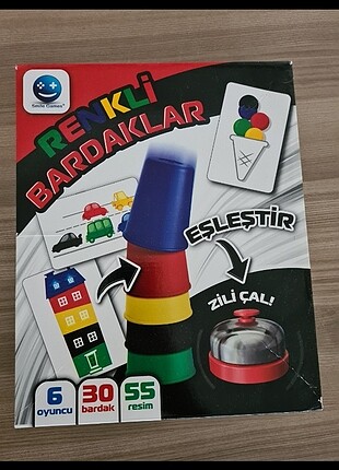 Renkli bardaklar kutu oyunu 