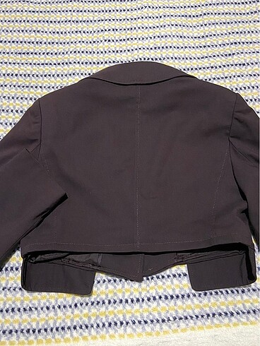 s Beden kahverengi Renk Kahverengi crop blazer