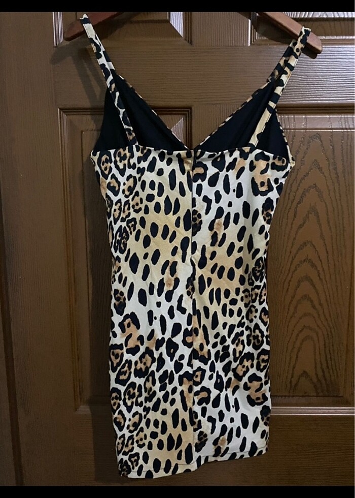 Leopar elbise - Görsel 2