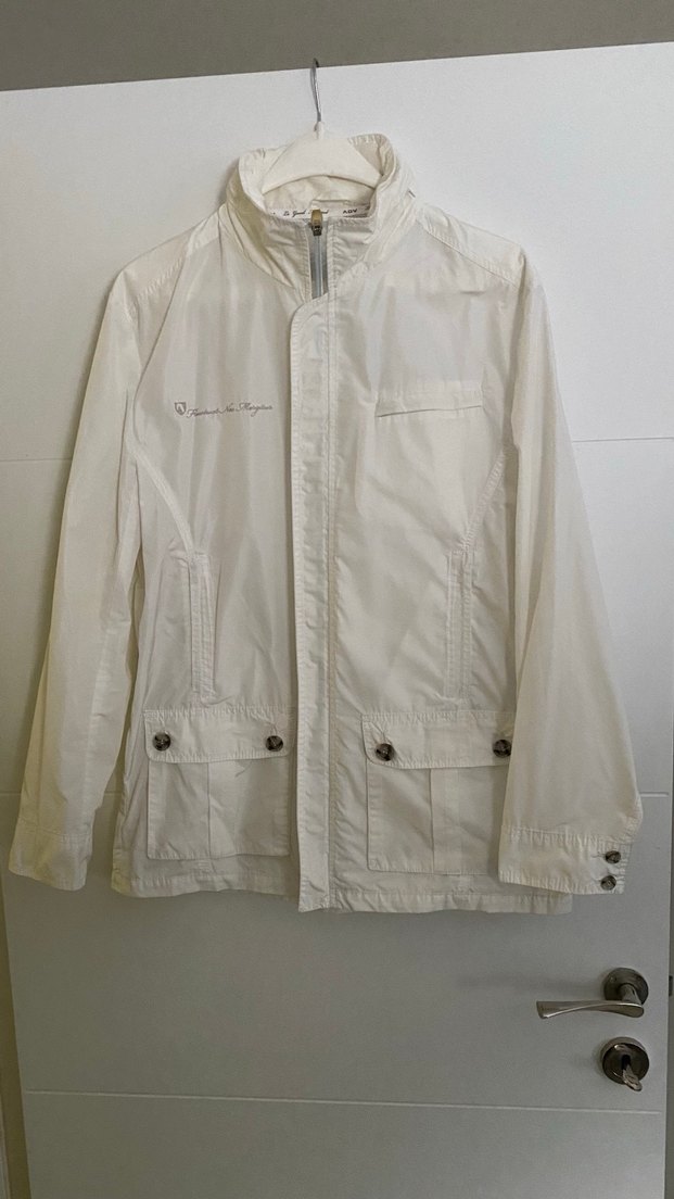 Beyaz yağmurluk Kadın Ceket - Görsel 2