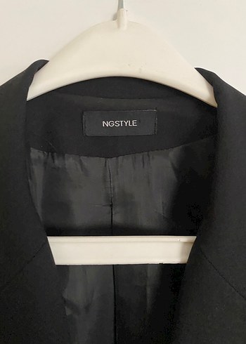 Düğmeli Siyah Kadın Blazer Ceket - Görsel 3