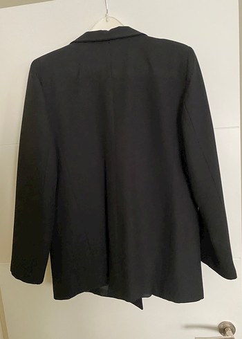 Düğmeli Siyah Kadın Blazer Ceket - Görsel 2