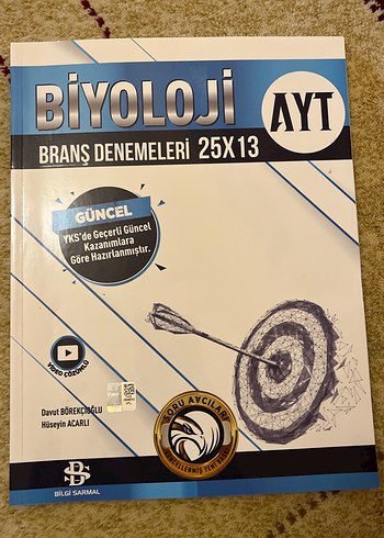 Biyoloji AYT Branş Denemeleri 25x13 Güncel