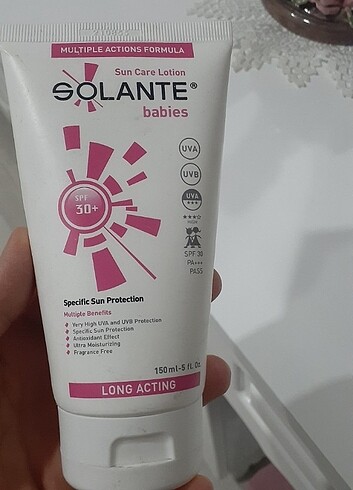 Solante bebek güneş kremi