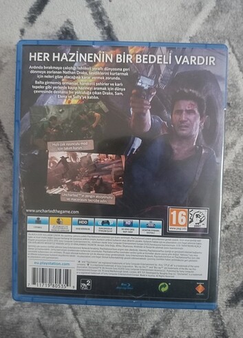 Beden UNCHARTED 4: BİR HIRSIZIN SONU PS4 Oyun