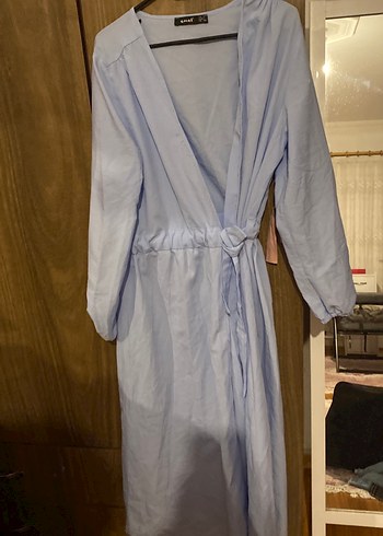 Uzun Kollu Mavi trenç - Görsel 3