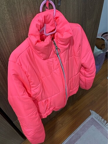 Diğer Neon pembe sıfır mont