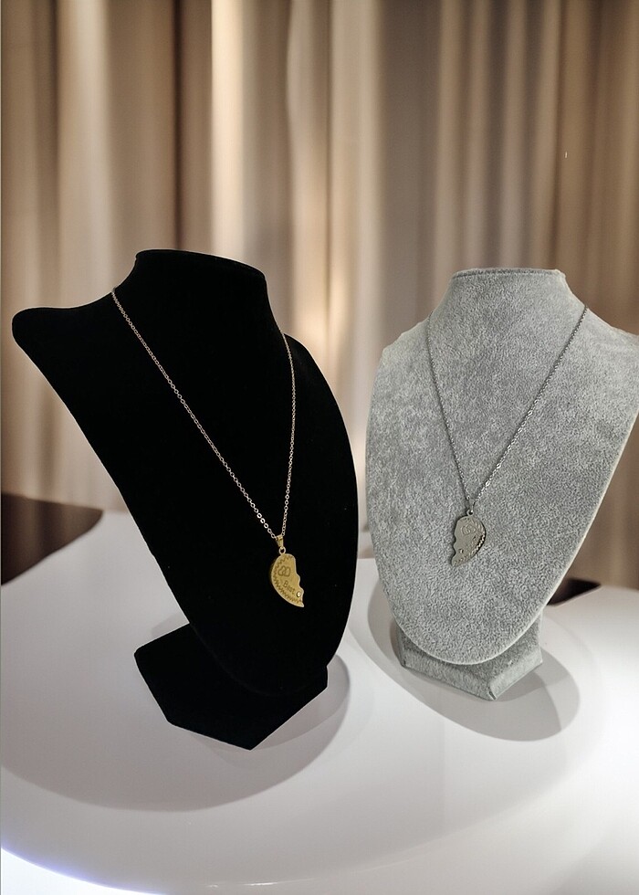 Kalp tasarımlı kolye - Görsel 2