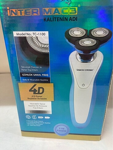 İNTER MAC3 4D GÜNLÜK SAKAL MAKİNESİ