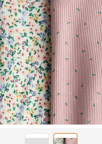 H&M Kız Çocuk Uzun Kollu Renkli Fırfırlı Bluz - Görsel 2