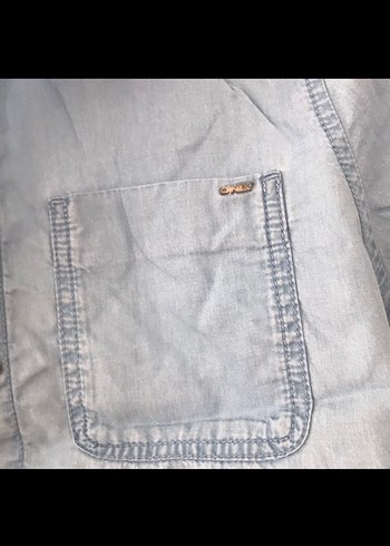 38 Beden mavi Renk Only kot, jean gömlek 38 beden