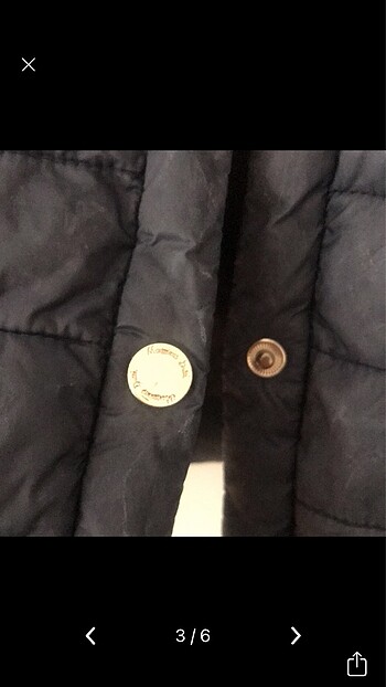 m Beden Massimo Dutti şişme mont m beden