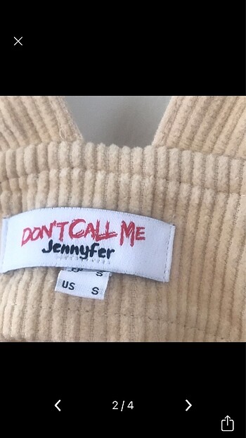 Don?t call me Jennyfer s beden salopet - Görsel 2