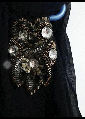 s Beden siyah Renk Vero moda tek omuz abiye elbise s beden