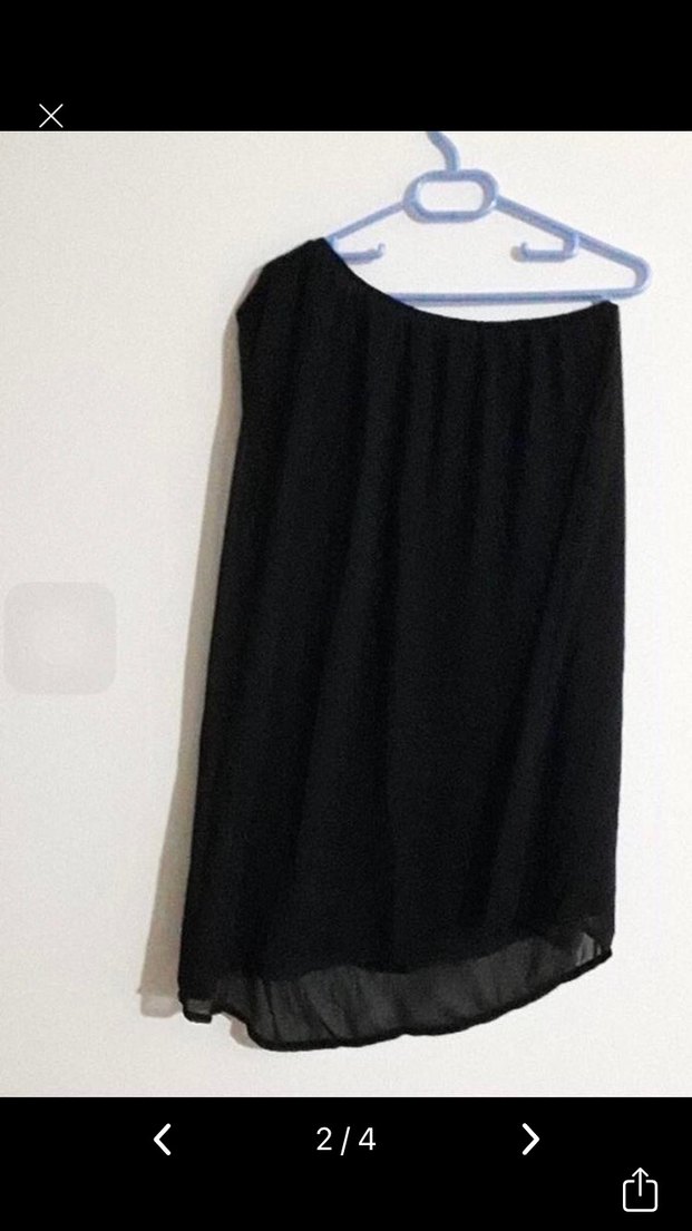 Vero moda tek omuz abiye elbise s beden - Görsel 4