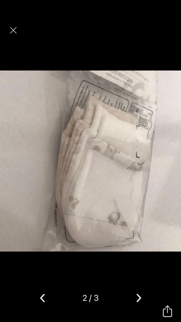 Mothercare 6-12 Ay Bebek Eldiveni 2 çift - Görsel 2