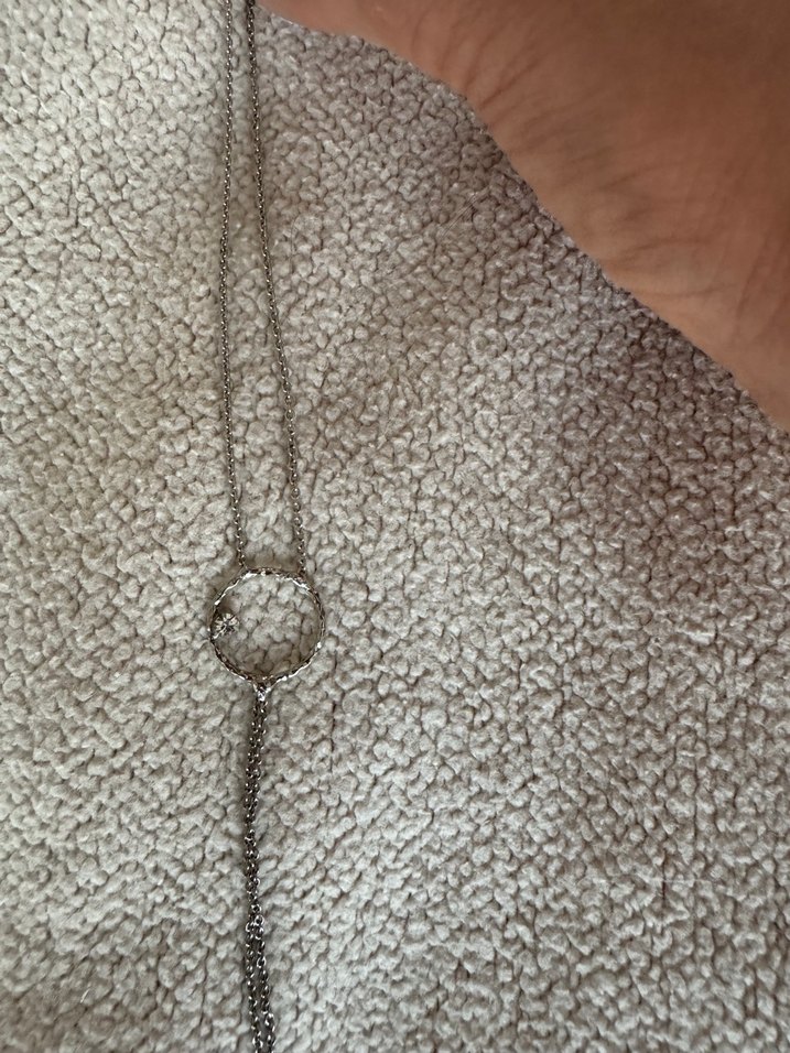 Gri Zincir Detaylı Midi Bohem şahmeran - Görsel 2