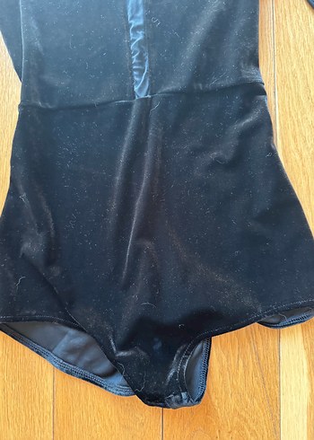 H&M Hm Siyah Uzun Kollu Gotik V Yakalı Bluz