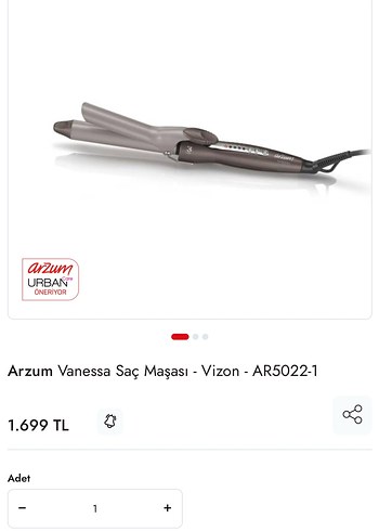 Beden Renk Arzum Gri Arzum Saç Şekillendirici