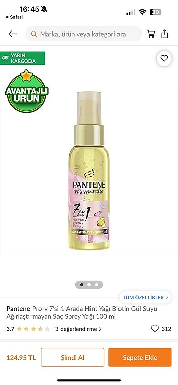 pantene pro v miracles sprey