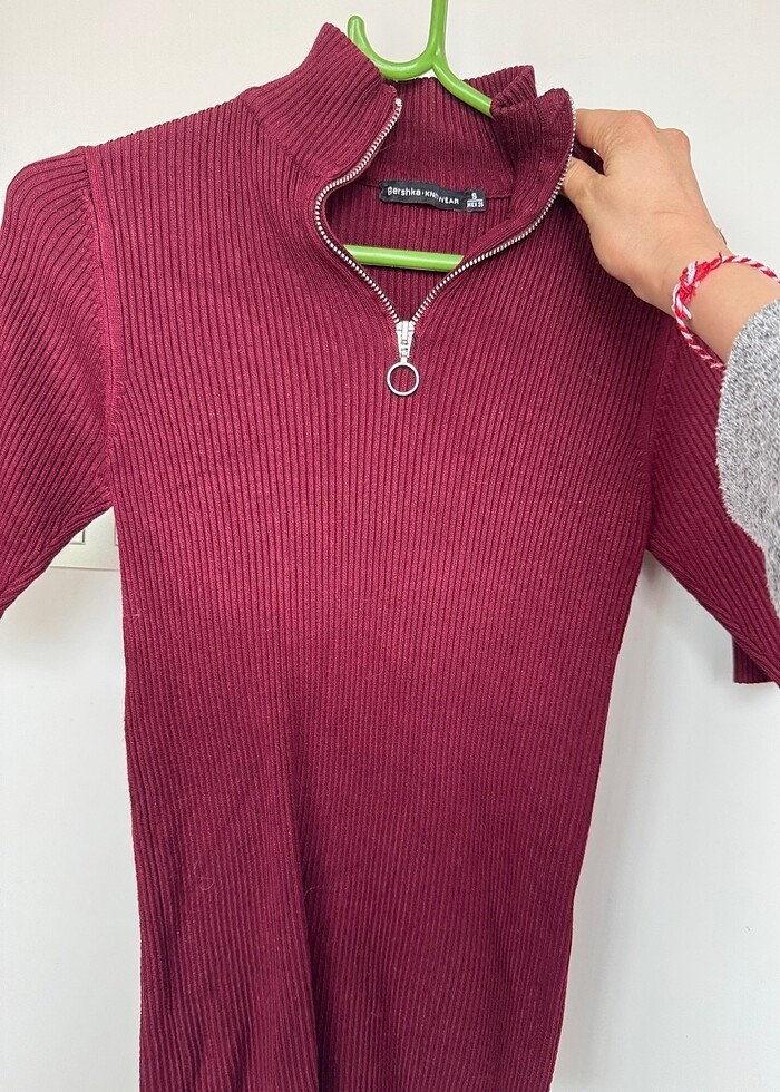 Bershka fermuarlı kazak - Görsel 2