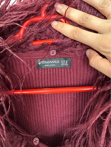Stradivarius kürklü şık hırka bluz