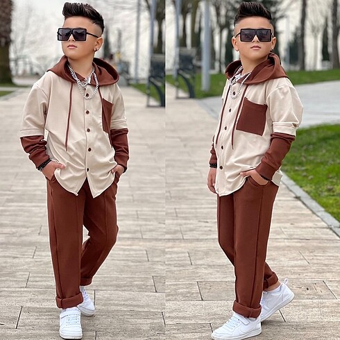 11-12 Yaş Beden çeşitli Renk Erkek çocuk takım bayramlık