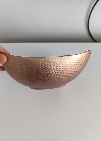 Yılan Desenli Parlak büyük kase - Görsel 5