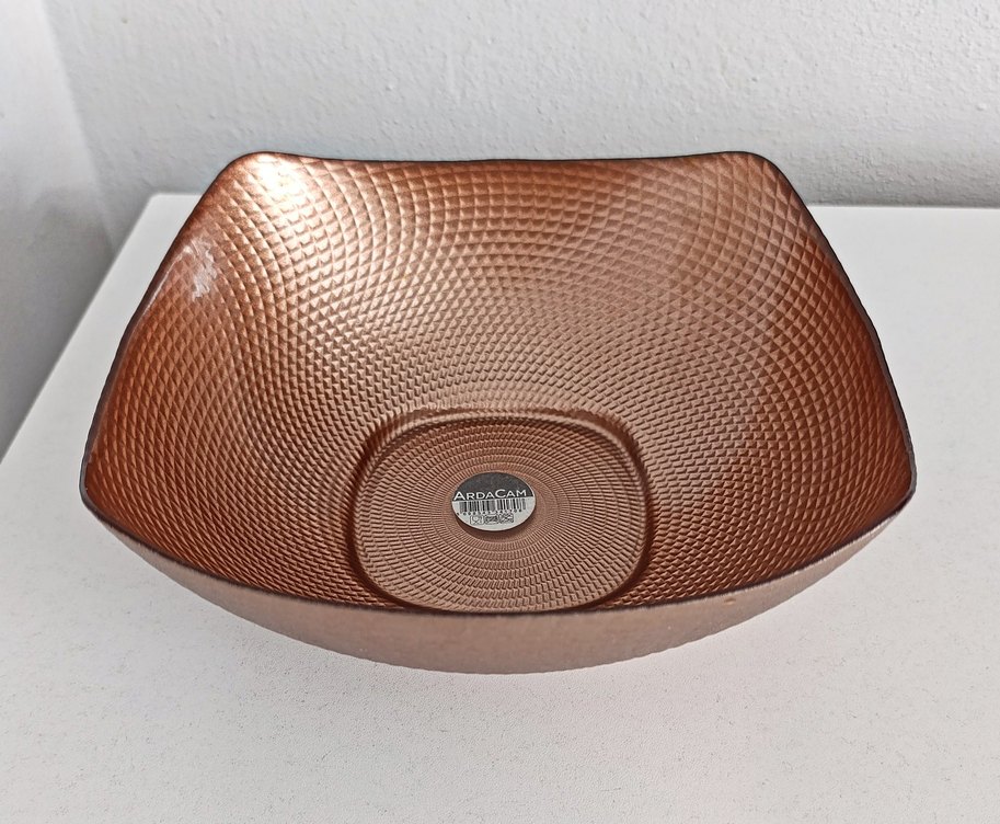 Yılan Desenli Parlak büyük kase - Görsel 3