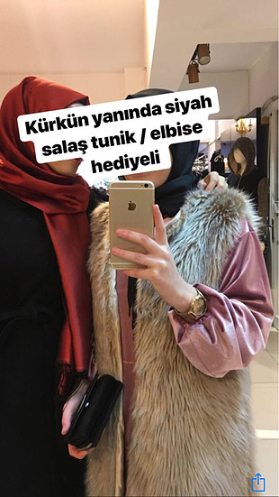 Zara Sahte kürk tunik 