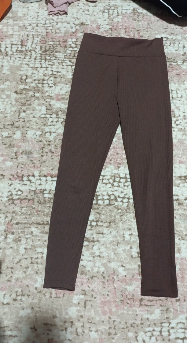 Kahverengi Kadın Spor Tayt - Görsel 2