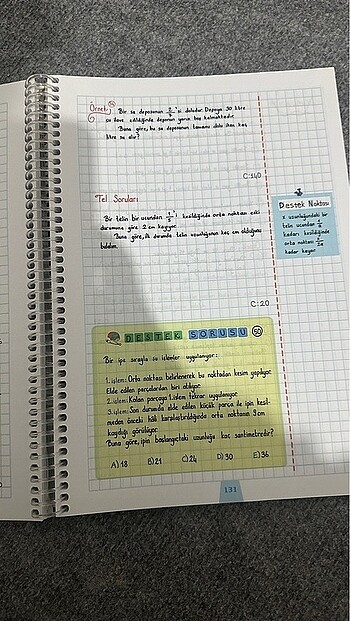  Tyt matematik defter