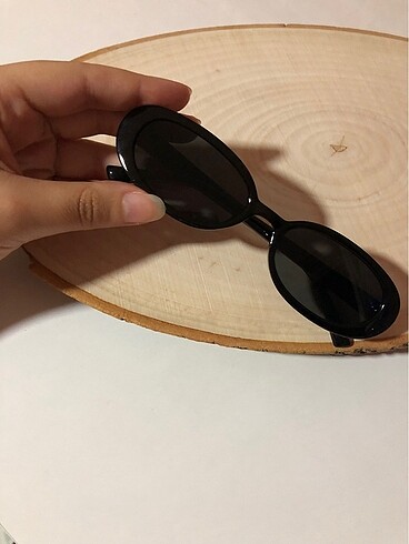 Siyah retro gözlük - Görsel 2