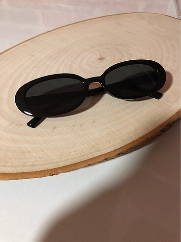 Siyah retro gözlük - Görsel 3