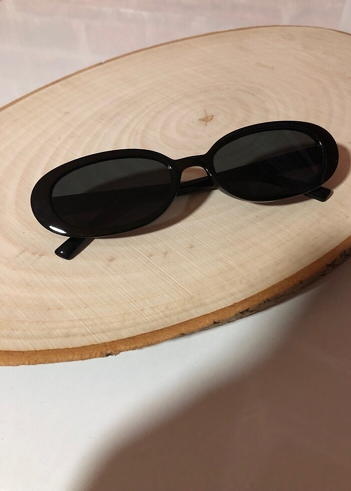 Siyah retro gözlük - Görsel 3